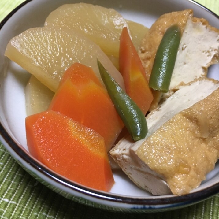 冬の定番 厚揚げと大根の煮物 レシピ 作り方 By 夢見通り 楽天レシピ